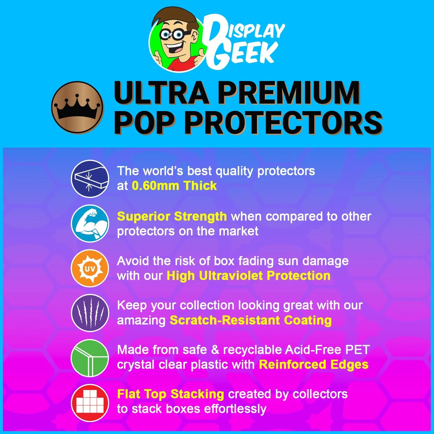 Pop Protector for 6 inch Reinhardt No Helmet #184 Super Funko Pop