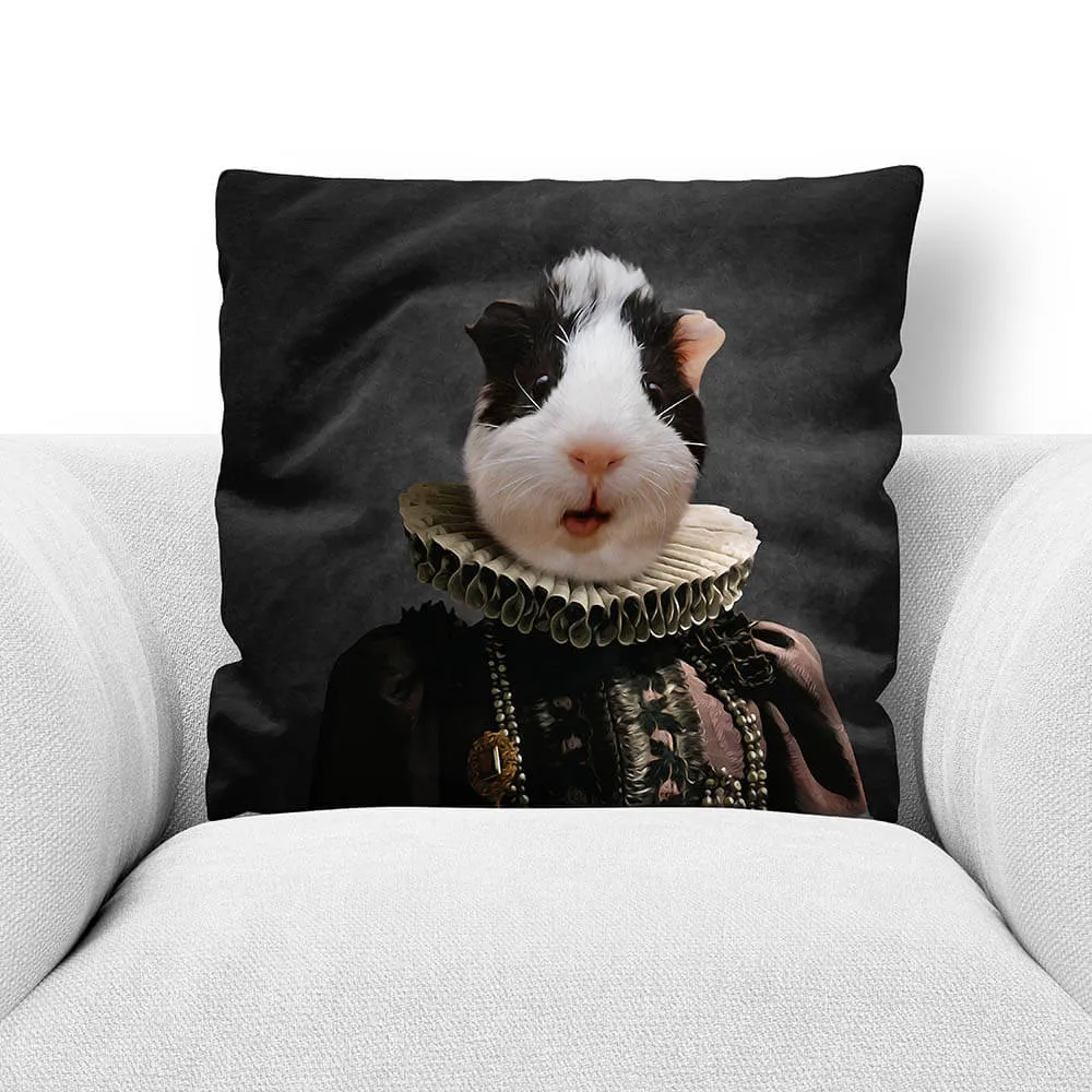 QUEEN O'PHARTS - CUSTOM PET PORTRAIT THROW PILLOW