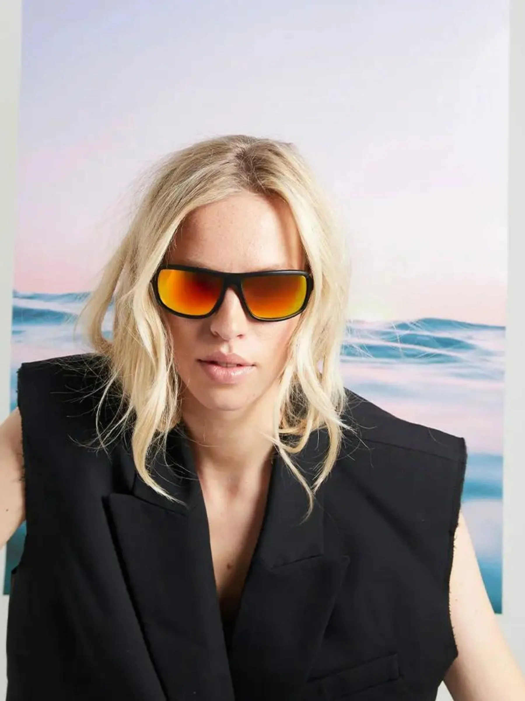 Sunglasses Geiser Red Recycled Plastic | Parafina