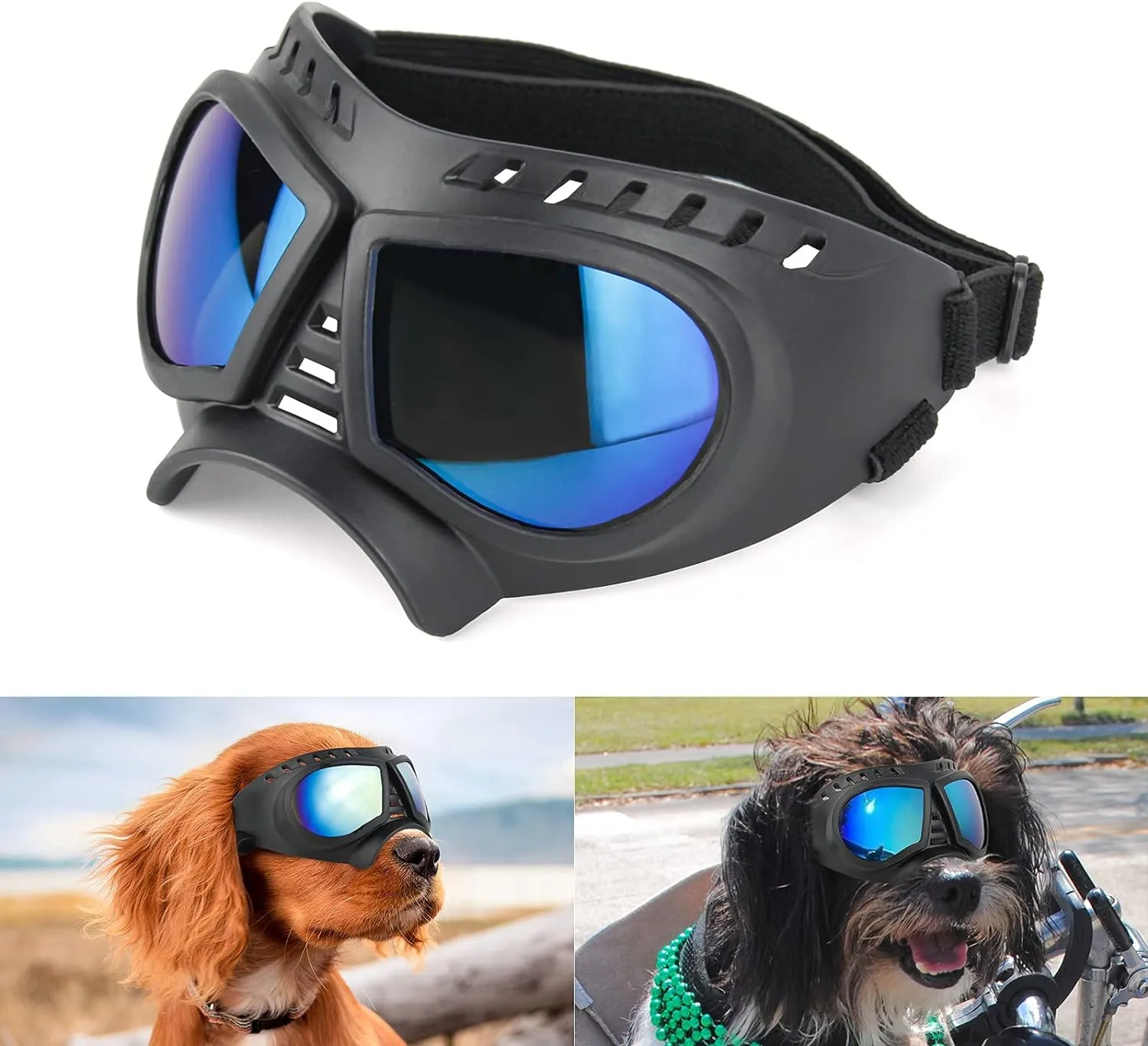 Transparent Dog Glasses