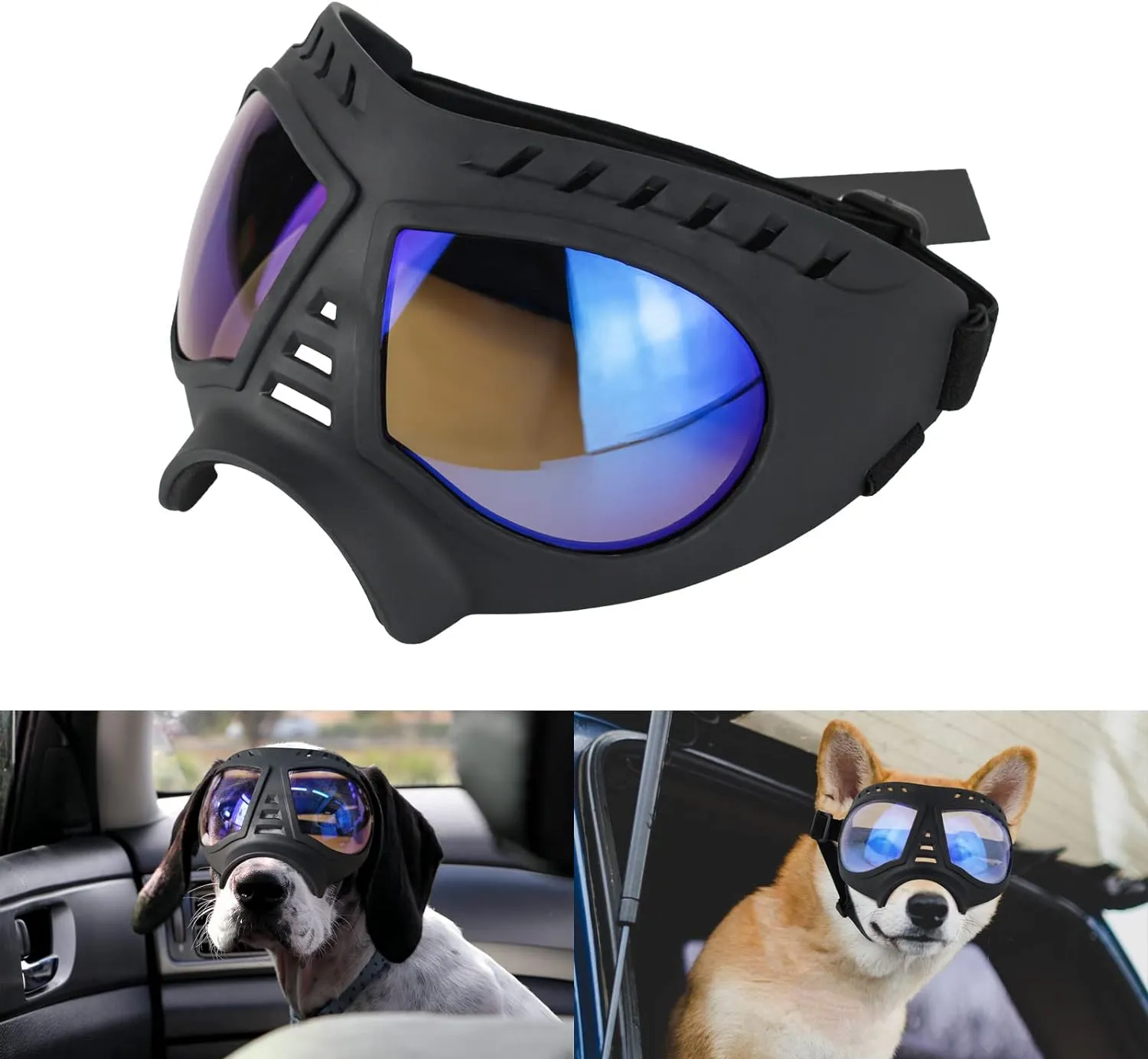 Transparent Dog Glasses