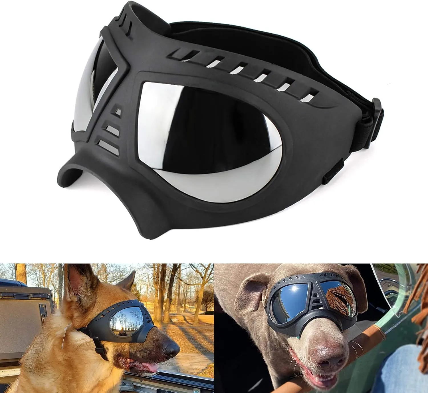 Transparent Dog Glasses