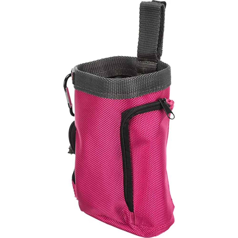 Trixie Baggy 2 in1 Snack Bag for Dogs and Cats (Pink)
