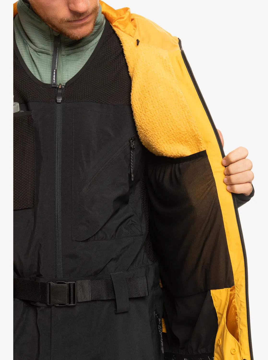 Ultralight Gore-Tex® Technical Snow Jacket - Mineral Yellow